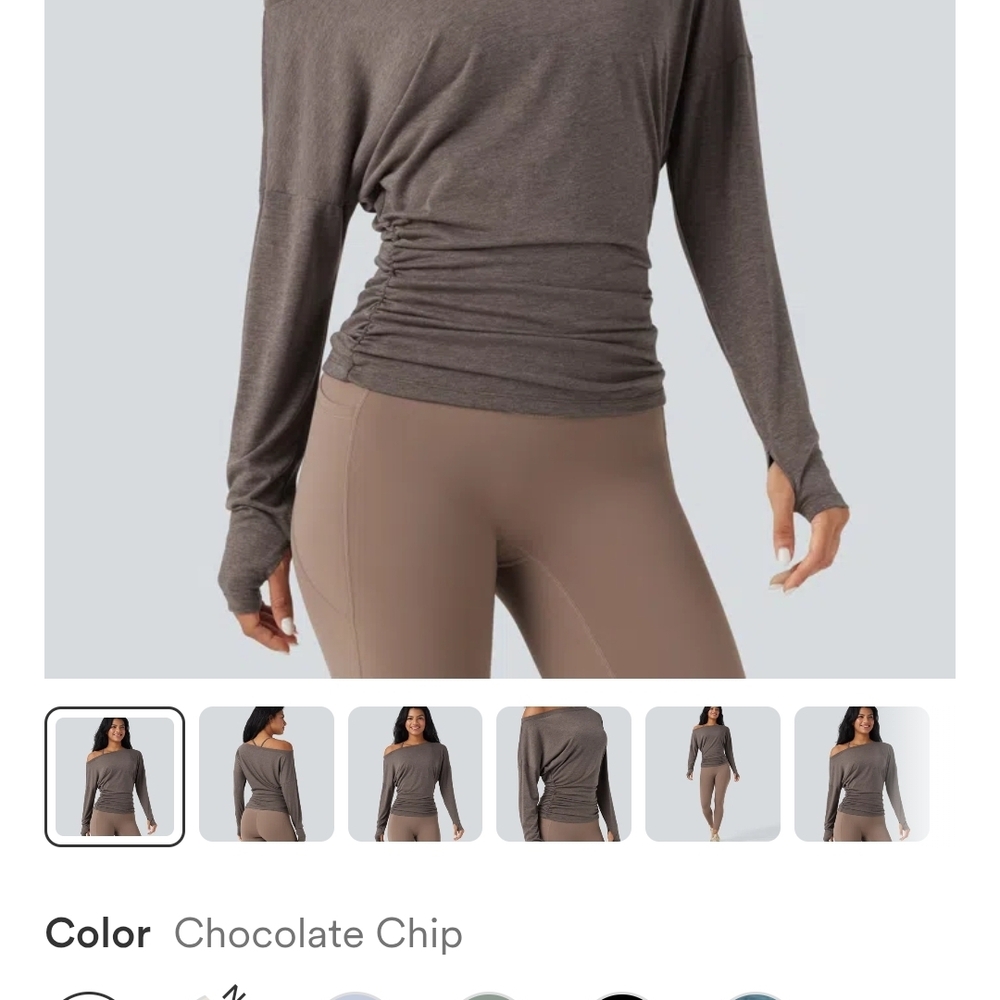 Women's Chocolate Chip Long Sleeve Top